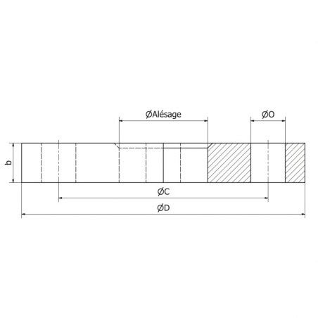 Bride Tournante Type 02A PN10 16 PN10 316L SOFRA INOX