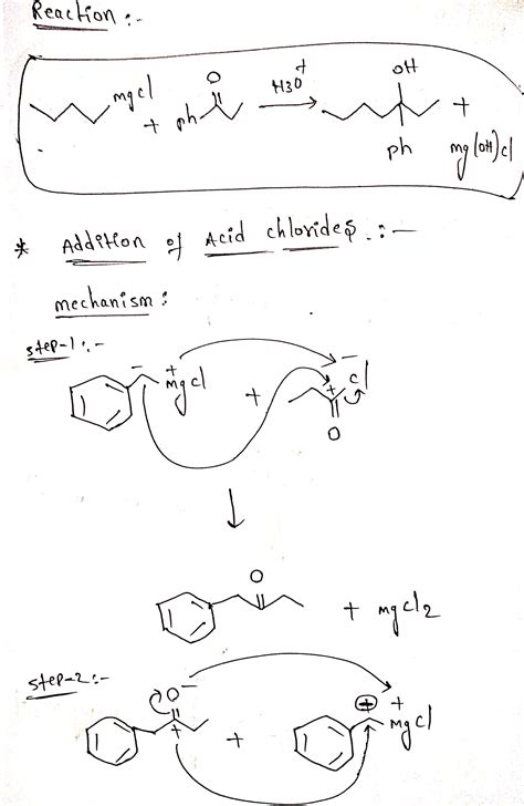 [Solved] . Reactions of Organometallic Compounds Name 8. Complete the ...