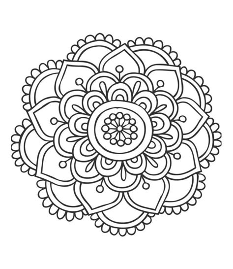 Simple Adult Coloring Pages At Getcolorings Free Printable