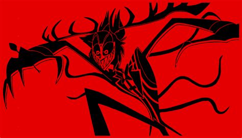 Alastor the radio demon stencil 3 by LongQuang on DeviantArt