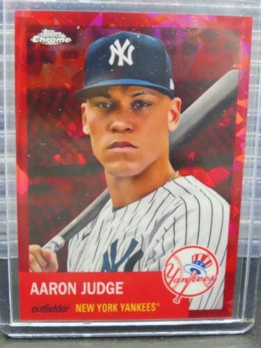 Topps Chrome Platinum Aaron Judge Red Atomic Refractor