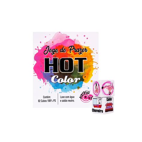 Dados Jogo Do Prazer Hot Color Diversão Ao Cubo Loja Mistisexy