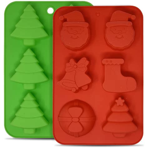 Christmas Silicone Moulds 2 Pcs