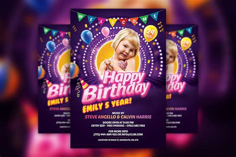 Birthday Party Flyer Templates Free - Detrester.com