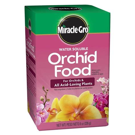 Miracle Gro Water Soluble 8 Oz Orchid Plant Food 100199 The Home Depot