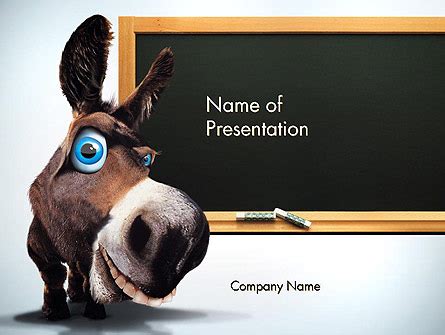 Funny Donkey Presentation Template for PowerPoint and Keynote | PPT Star