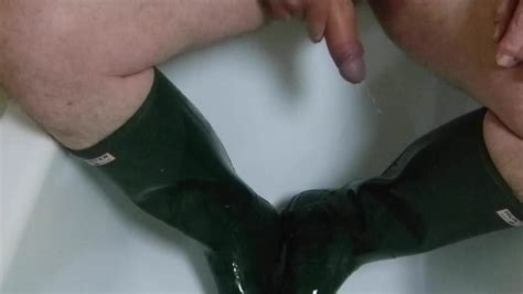 Peeing On My Hunter Wellies Gay Man Porn Xhamster