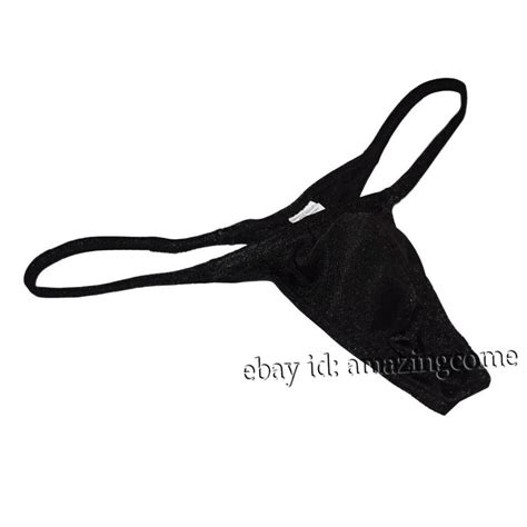 Men G String Jockstrap Underwear Drawing Shiny Bikini String Thong Posing Tangas Ebay