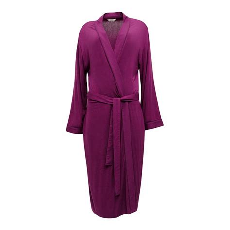 Purple Carina Jersey Dressing Gown Brandalley