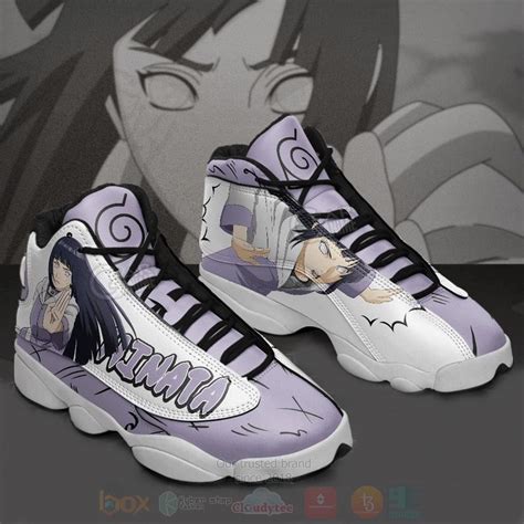 Hot Hyuga Hinata Naruto Custom Anime Air Jordan Sneakers Express Your Unique Style With