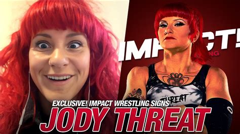 Exclusive Meet IMPACT Wrestling S Newest Knockout Jody Threat YouTube