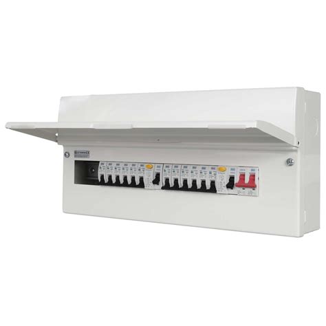 BG 16 Way Flexible Dual 63A Type AC RCD Metal Clad Consumer Unit With