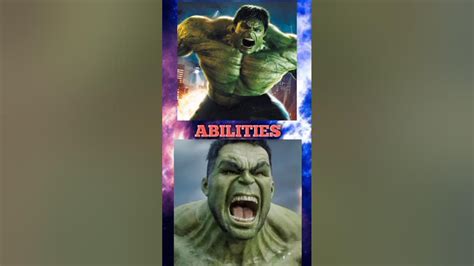 Incriable Hulk Vs Mcu Hulk 🔥with Proof 😱 Shorts Marvel