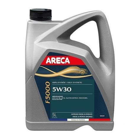 Моторно масло ARECA F5000 5W30 5L на Топ цена - Automarks.bg