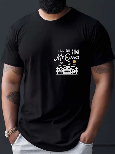 Mens Simple Style Casual Letters Print Tees Short Sleeve Crew Neck