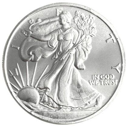 Walking Liberty 1 oz Silver Round - Hero Bullion