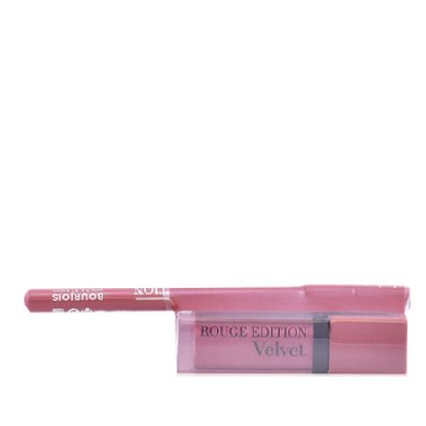 Bourjois Rouge Edition Velvet Lipstick 07 Nude Ist Set 2 Parts