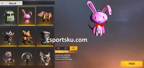 Tas Kelinci Pink Free Fire Ff Cara Mendapatkannya Disini Esportsku