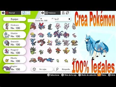 Crea y obten cualquier Pokémon en espada y escudo utilizando cuenta