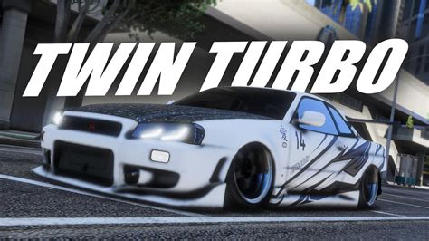 For Pursuit Modif Skyline Gtr R34 Twin Turbo Gta V Roleplay Youtube