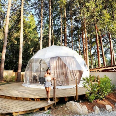 Luxury Glamping Dome Hotel Tent With Bathroom Sec Tents