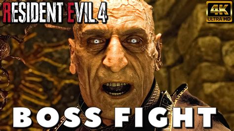 Resident Evil Remake Osmund Saddler Final Boss Fight All