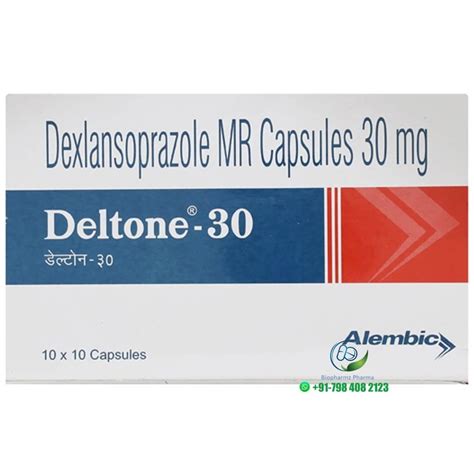 Dexlansoprazole 60mg DDR 60 Capsules MSN Laboratories 10 Capsule Mr