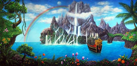 Neverland Backdrop Rentals Theatreworld® Backdrops