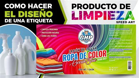 Jabon Ropa De Color Como Hacer El Dise O De Una Etiqueta Linea