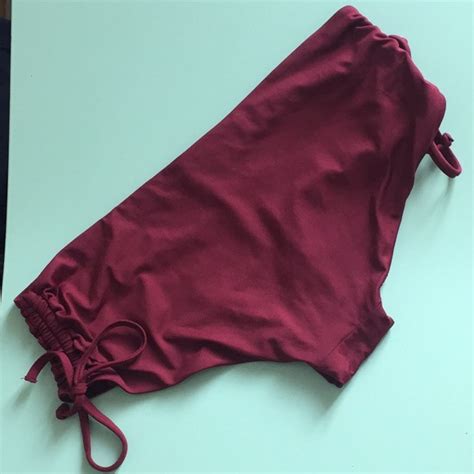 H M Swim Hm Burgundy Red Bikini Bottom Poshmark