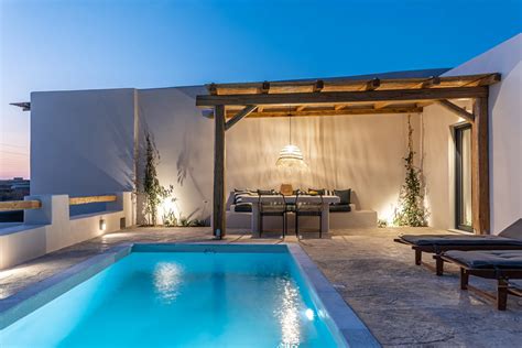 Naxos Villas Bedrooms Private Swimming Pools Sleep People