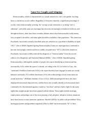 Same Sex Adoption Same Sex Couples And Adoption Homosexuality Which Is Characterized As A
