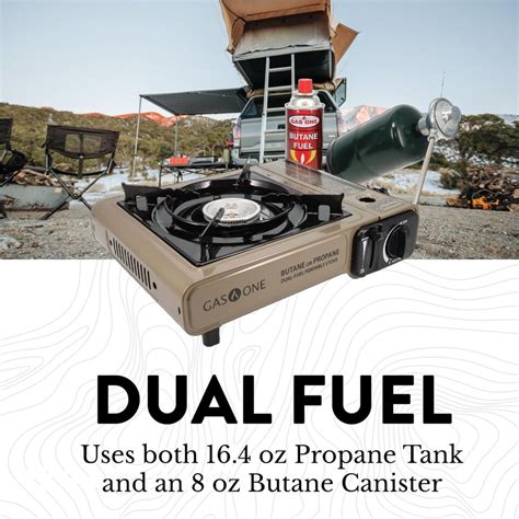 Gas One GS 3400P Propane Or Butane Stove Dual Fuel Stove Portable