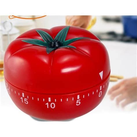 Minuterie De Cuisine Tomate Forme Minutes Rouge Cdiscount Maison