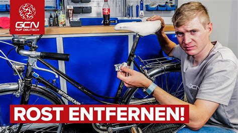 Wie Man Rost Am Fahrrad Entfernt Youtube