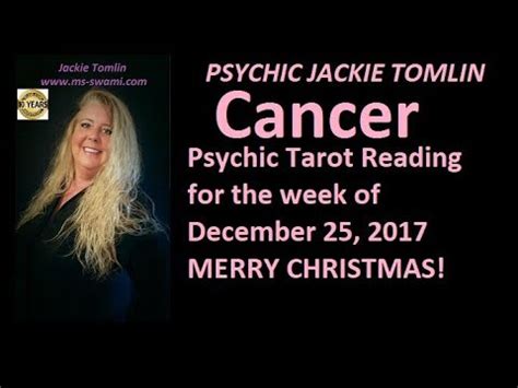 CANCER Psychic Tarot Reading For The Week Of December 25 1017 YouTube