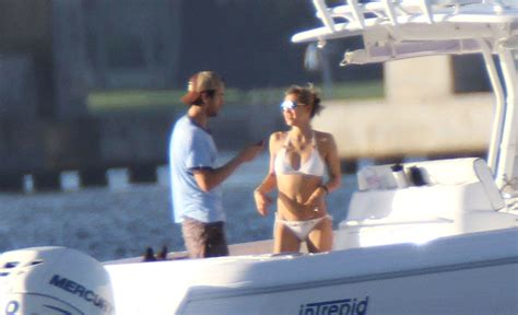 Anna Kournikova Wearing A Bikini On A Boat In Miami 05 GotCeleb