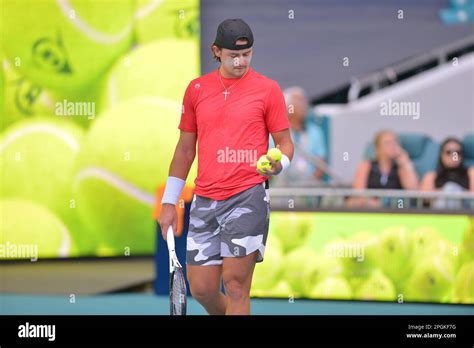 Miami Gardens Florida March J J Wolf Usa Vs Alexander Bublik