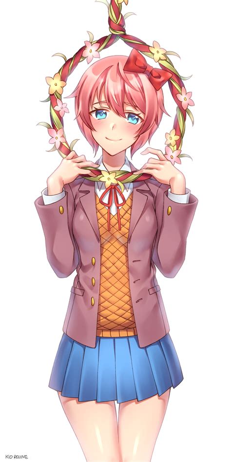 Sayori Doki Doki Literature Club Drawn By Kiorojine Danbooru