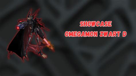 Omegamon Zwart D Showcase Digimon Masters Online YouTube