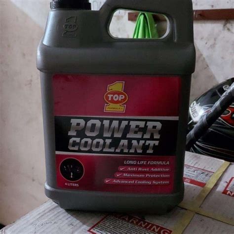 Jual Top 1 Air Radiator Top1 Power Coolant Galon 4 Liter Warna Merah