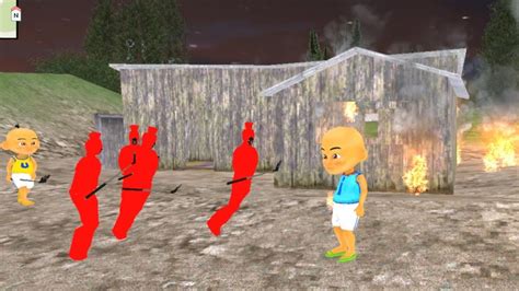 Upin Ipin Pergi Ke Sarang Pocong Merah Sheratv Youtube