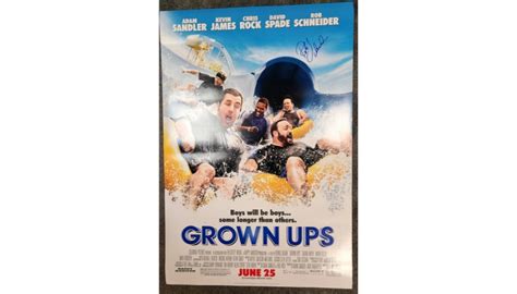 Rob Schneider Signed “Grown Ups” Movie Poster - CharityStars