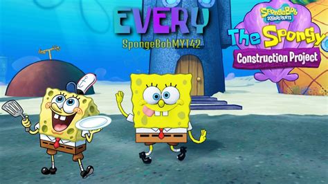 emote   spongy construction project spongebob youtube