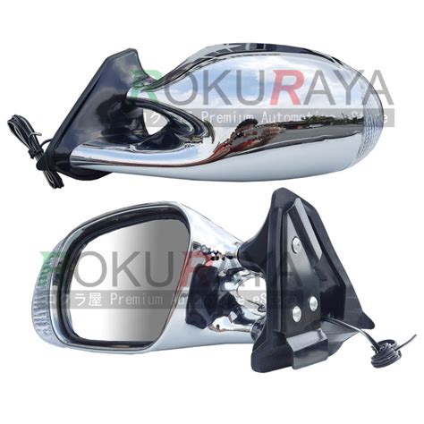 Ganador Racing Style Universal Chrome Aerodynamic Car Side Door Mirror