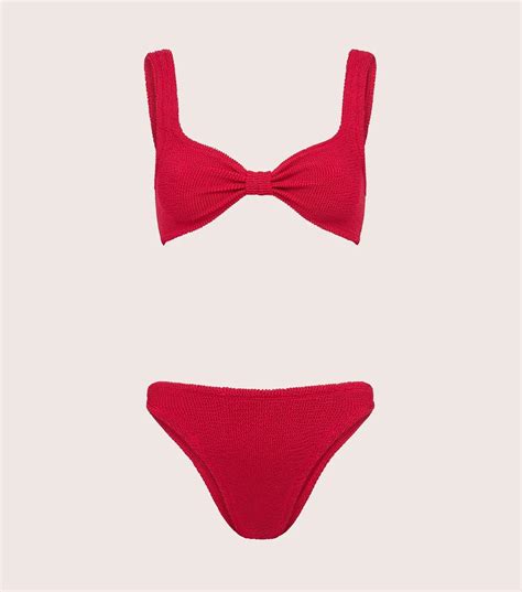 Hunza G Bonnie Bikini Red Gypsett