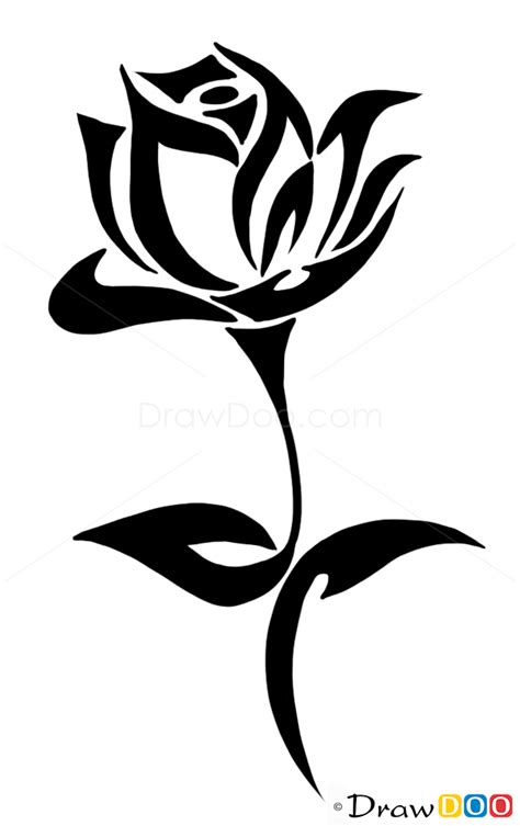 Rose Tattoo Drawing How To Draw Tattoo Designs