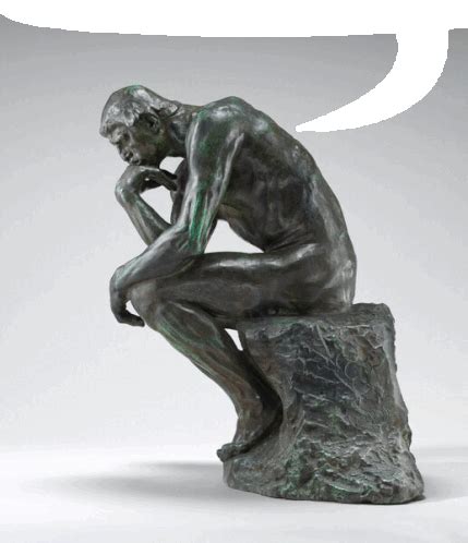 The Thinker Sticker - The thinker Thinker - Discover & Share GIFs