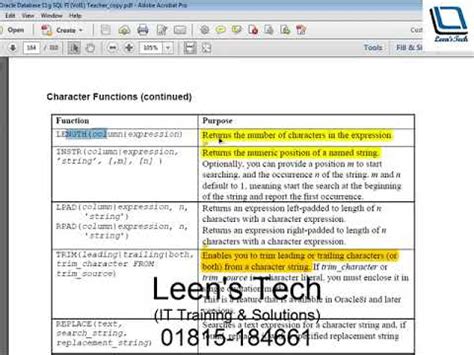 Oracle SQL 11g Tutorial In Bangla Fundamentals 1 Lesson 3 Part 2 YouTube