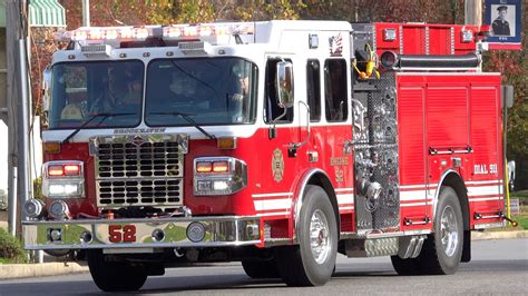 Brookhaven Fire Company Engine Ambulance B Responding Youtube